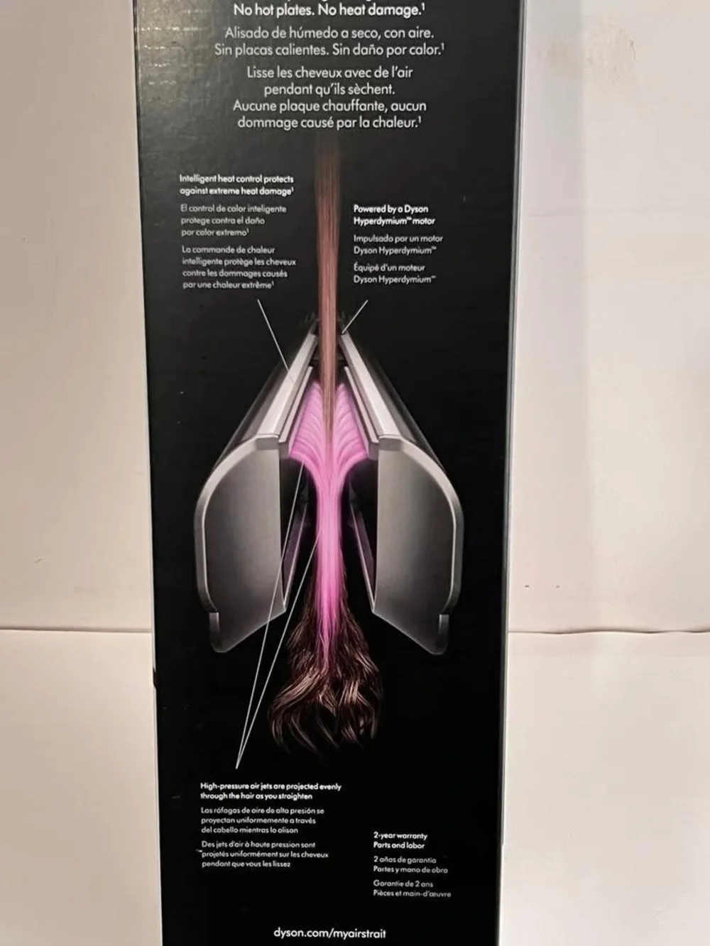 Dyson Airstrait Straightener ( strawberry bronze and blush pink )